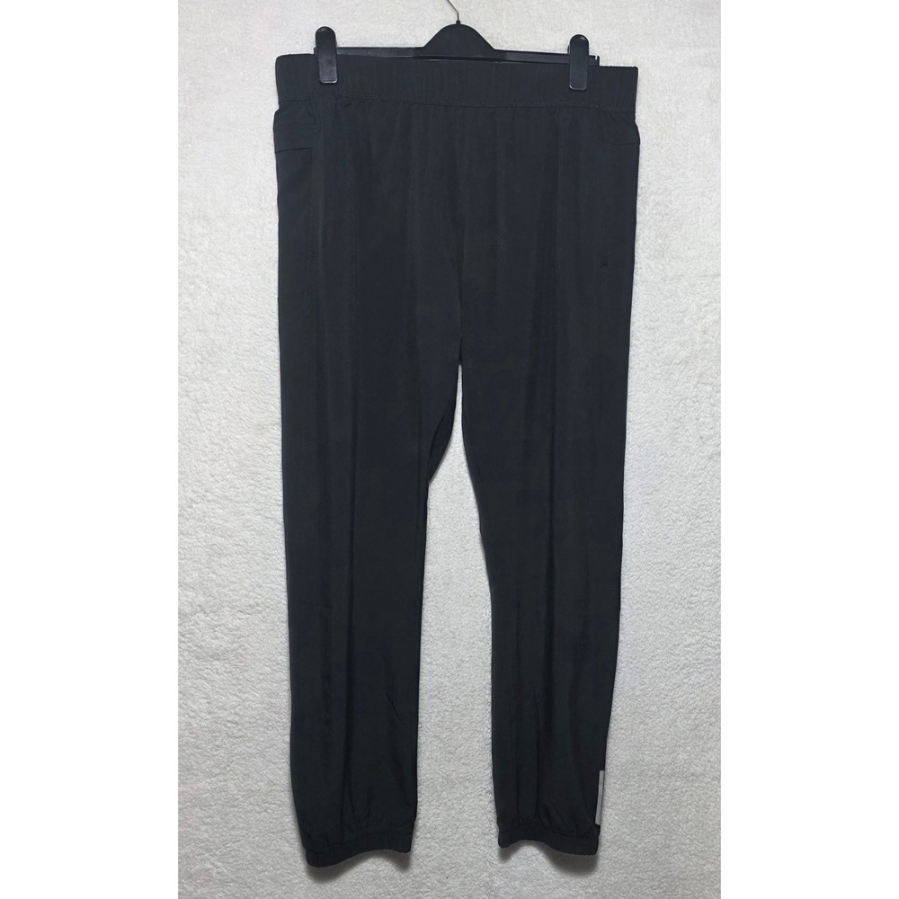 Balance Collection Mens Black Athletic Jogger Pants Size L Lightweight Stretch